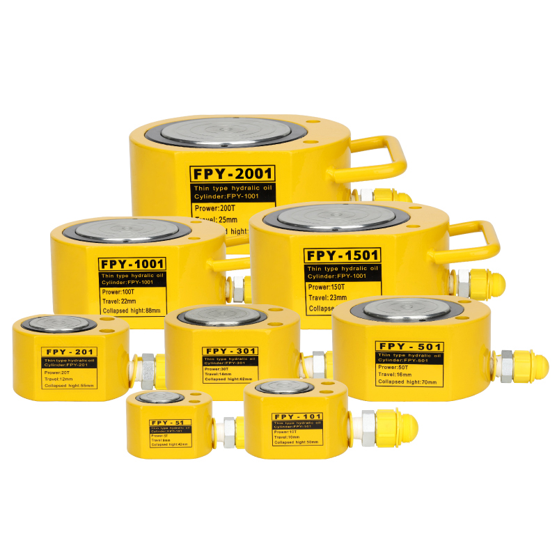 Serie FPY Cilindro Hidráulico Ultrafino de 20 Toneladas, Tipo Separado